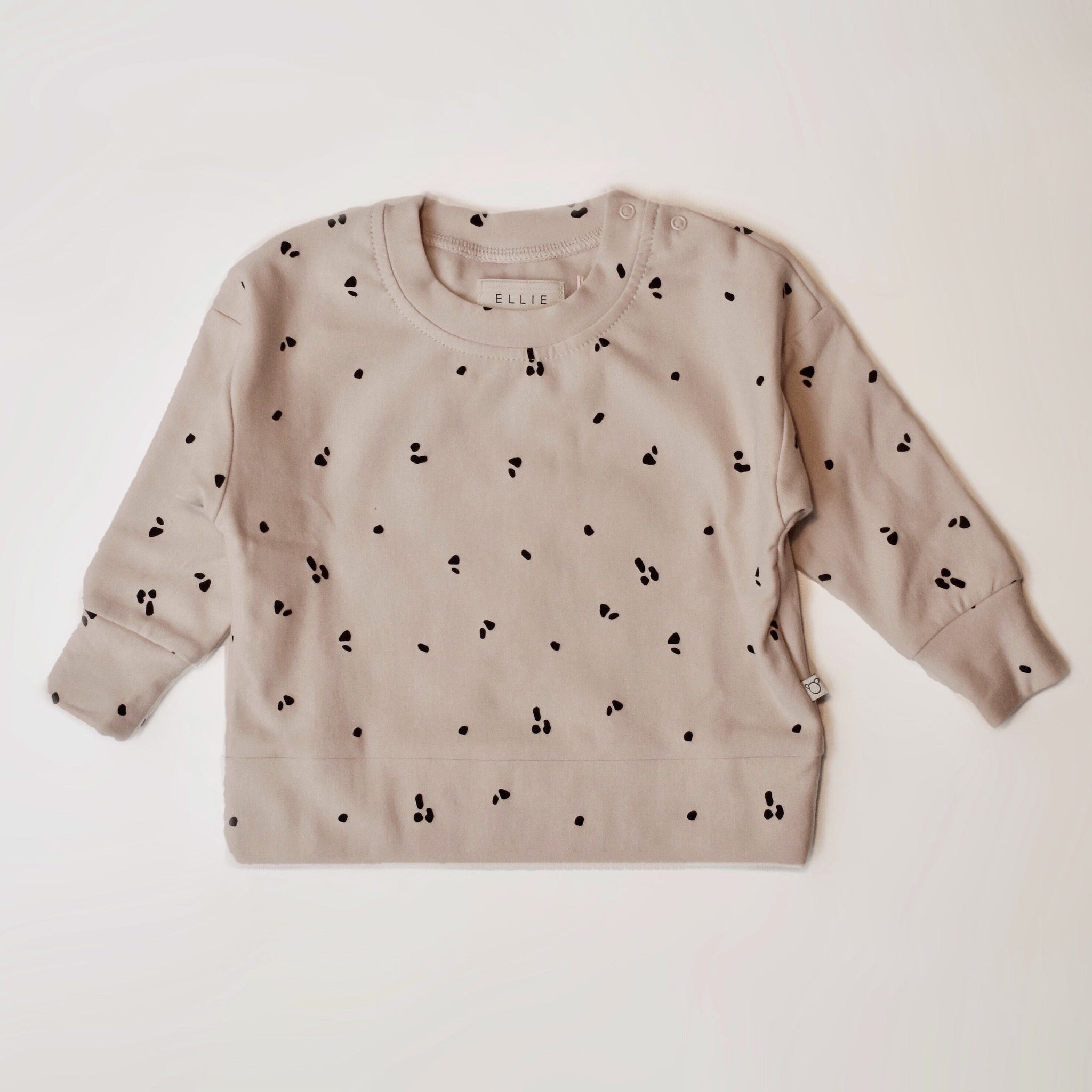 Spots print sweater