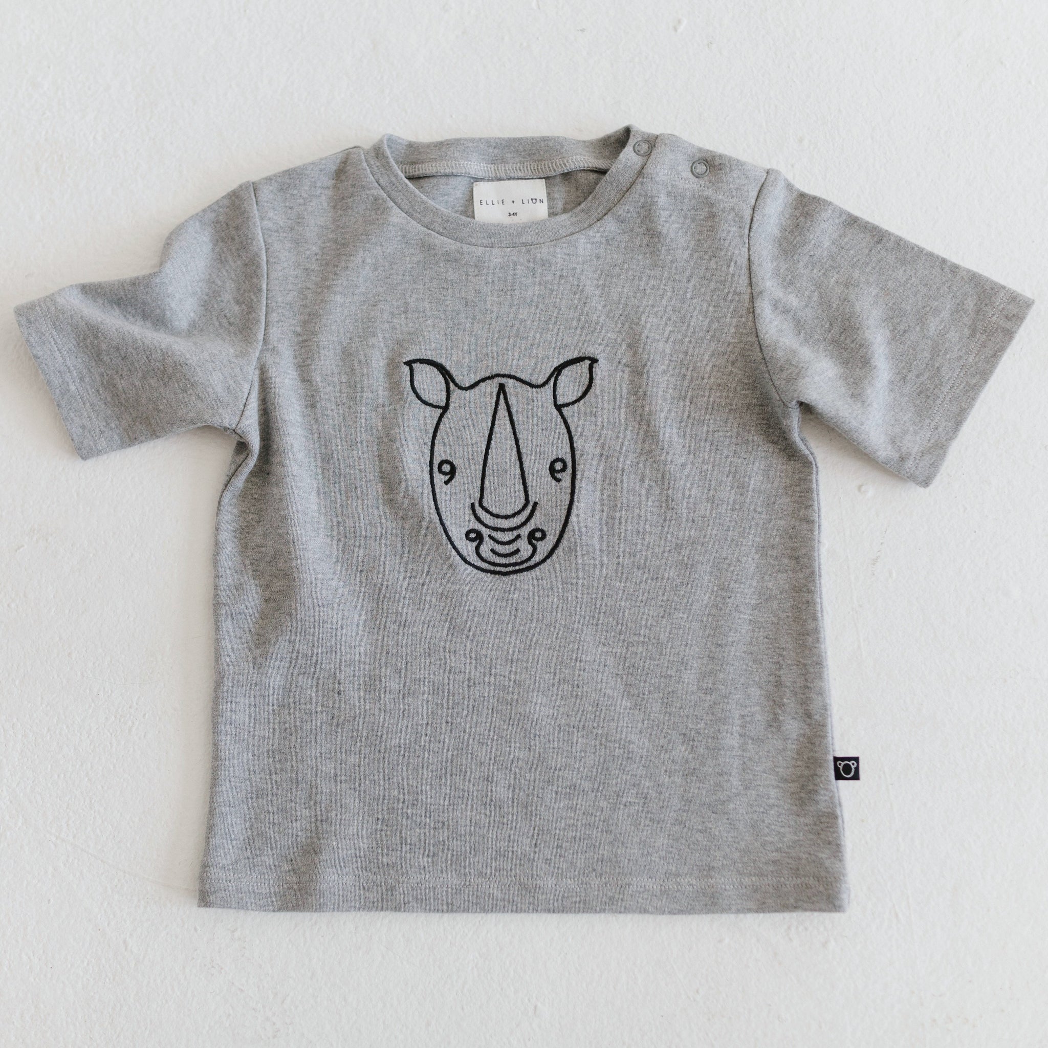 Rhino motif t-shirt