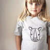 T-shirt - Rhino Motif Boxy T-shirt